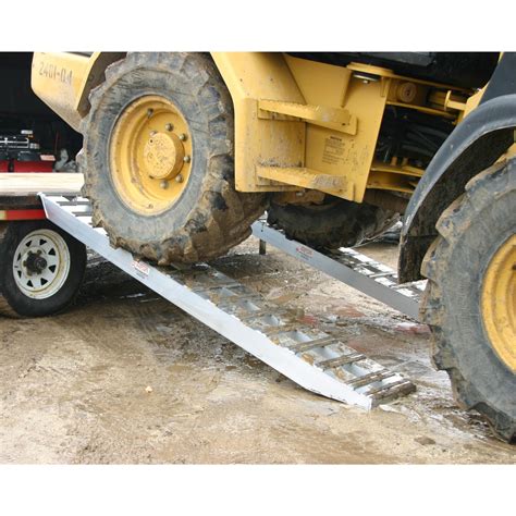 homemade skid steer ramps|heavy duty tractor ramps.